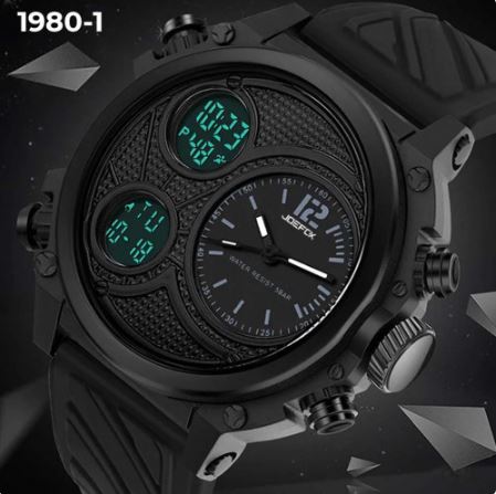reloj 19801Triple Reloj Joefox Anadig